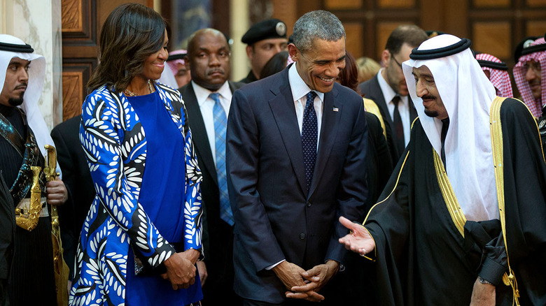 Michelle Obama in Saudi Arabia 