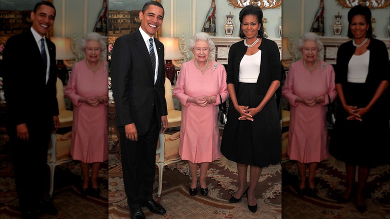 The Obamas and Queen Elizabeth II and Prince Philip