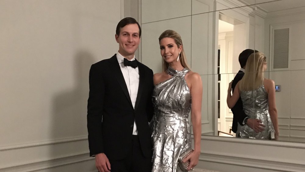 Ivanka Trump wearing an outfit inappropriate for a presidential family member