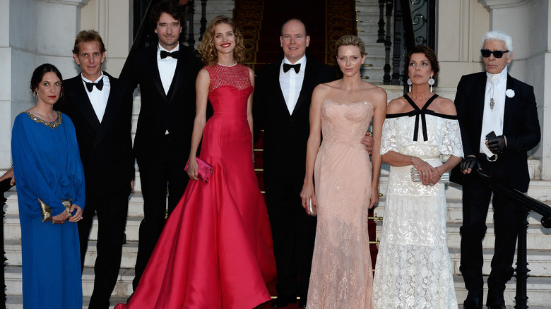 Princess Charlene with others at the Love Ball