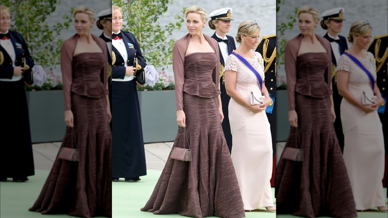 Princess Charlene walking