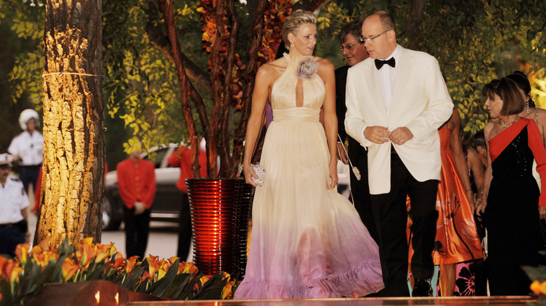 Princess Charlene with husband Prince Albert II