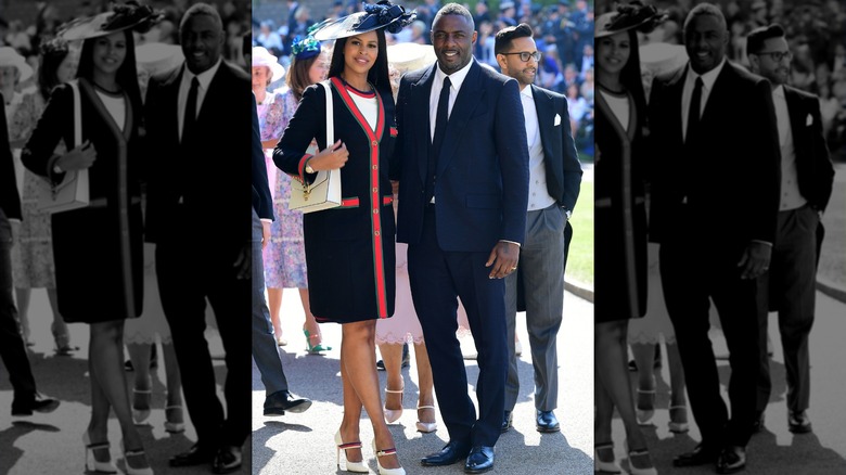 Sabrina and Idris Elba posing