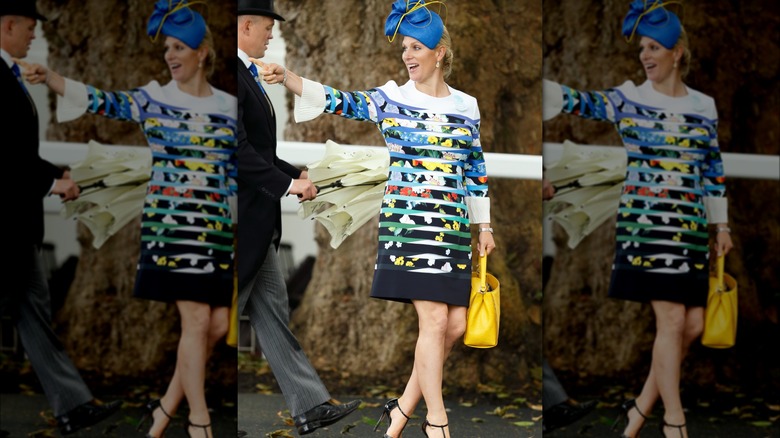 Zara Tindall smiling at Royal Ascot