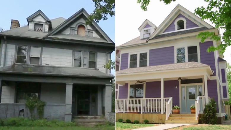 Before and after Victorian rehab