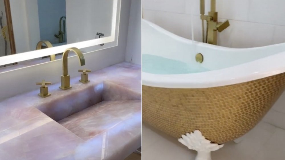 a TikTok Home with a gorgeous bathroom