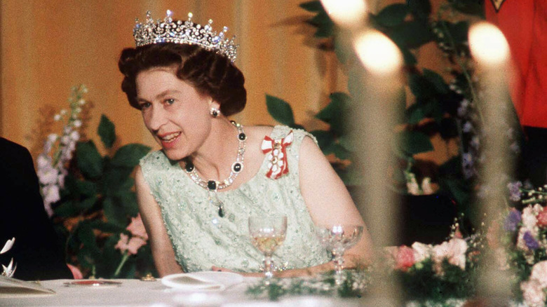 Queen Elizabeth II during her Silver Jubilee in 1977