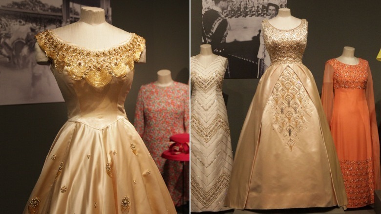 Queen Elizabeth II's 1963 gowns on display