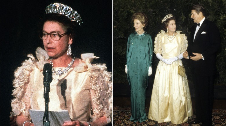 Queen Elizabeth II in California in 1983