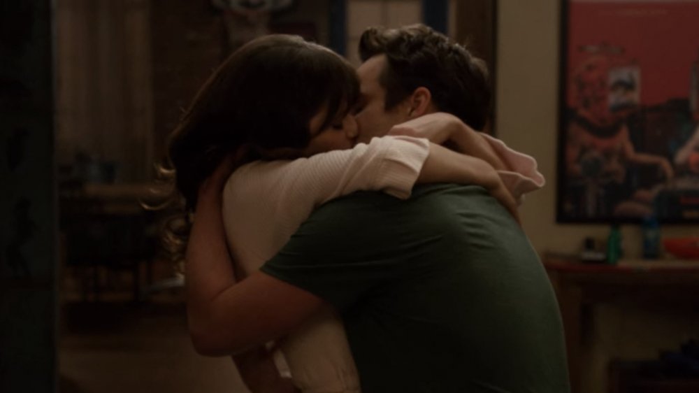 New Girl's Jess and Nick's first kiss