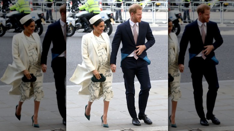 Duke and Duchess of Sussex at public event