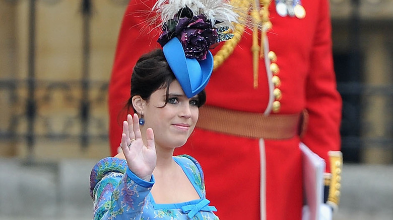 Princesses Eugenie and Beatrice at wedding 