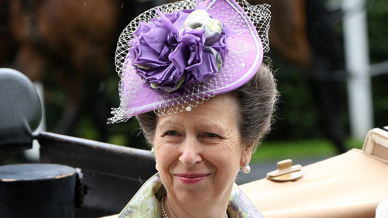 Princess Anne at a wedding 