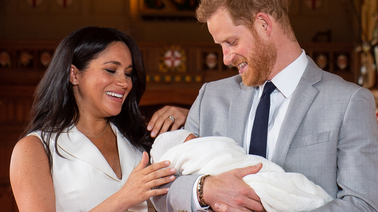 Meghan, Harry, baby Archie 