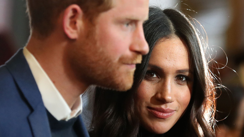 Meghan Markle and Prince Harry at an event 