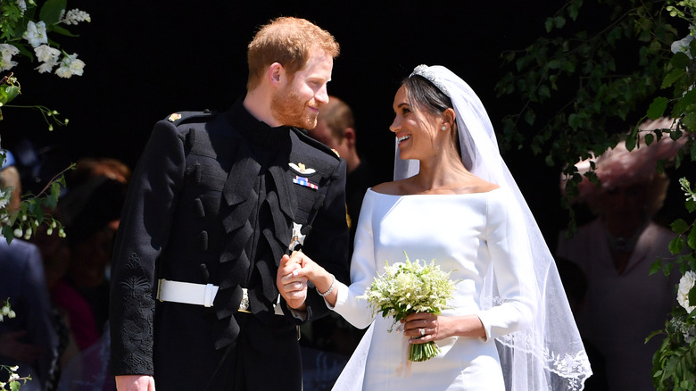 Meghan Markle and Prince Harry at an event 