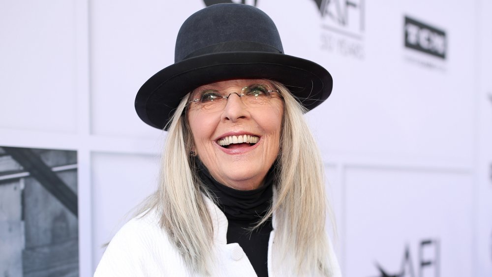 Diane Keaton, showing off a popular haircut for older women