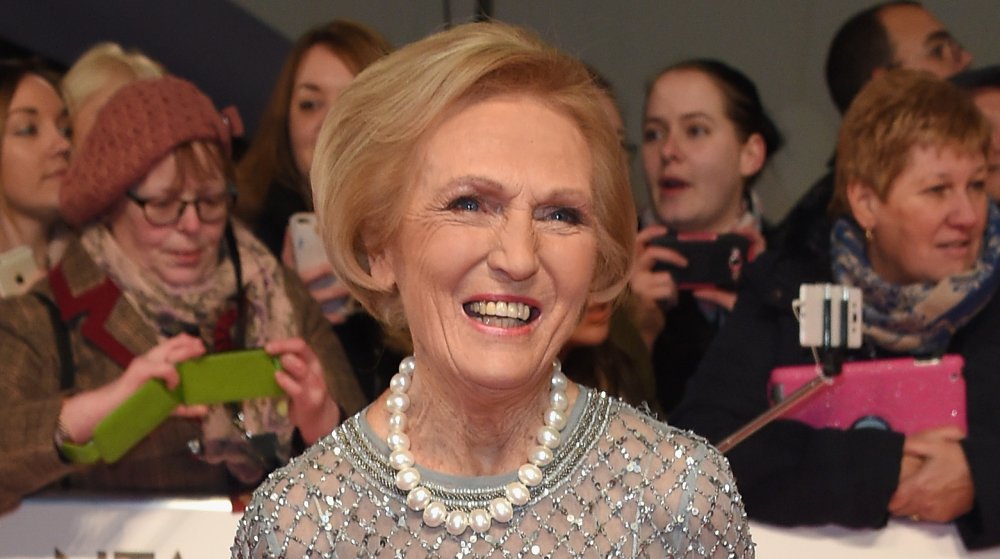 Mary Berry, showing off a popular haircut for older women