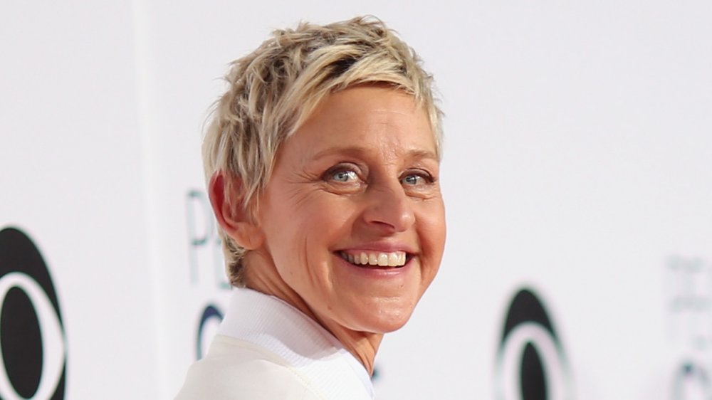 ellen deGeneres, showing off a popular haircut for older women