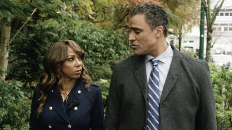 Holly Robinson Peete and Rick Fox