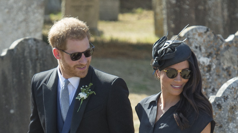 Meghan Markle wearing $750 sunglasses to her friend's birthday