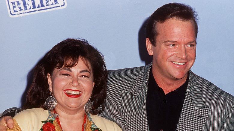 Roseanne Barr and Tom Arnold