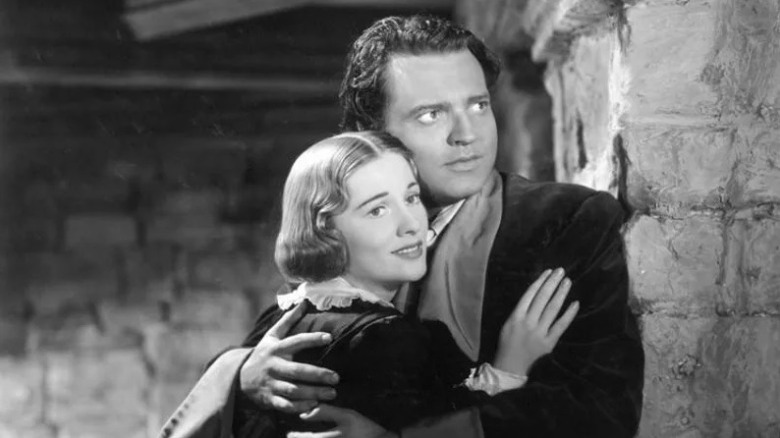 Orson Welles and Joan Fontaine in Jane Eyre