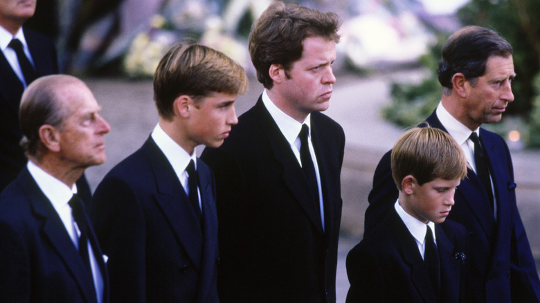 Princess Diana's funeral procession