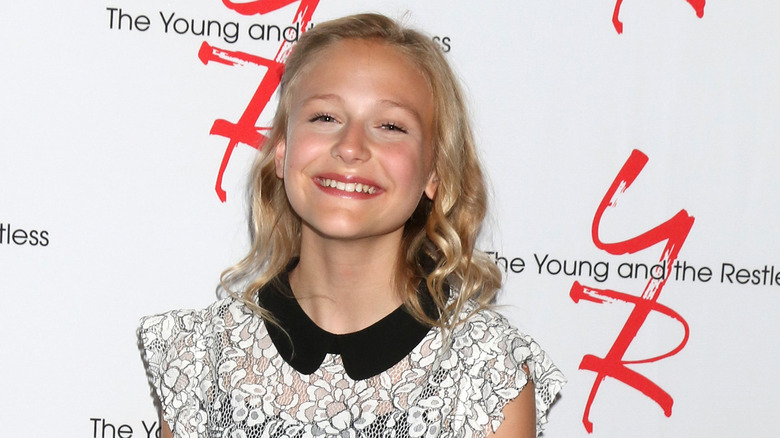 Alyvia Alyn Lind smiling at event