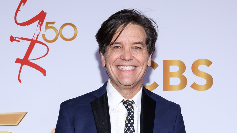 Michael Damian smiling at event