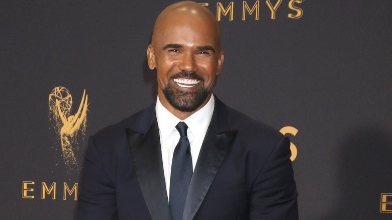 Shemar Moore smiling at Emmys