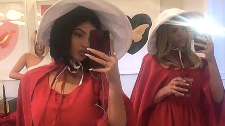 Kylie Jenner Handmaid's Tale dress