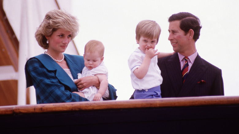 Prince Charles Princess Diana Prince William Prince Harry