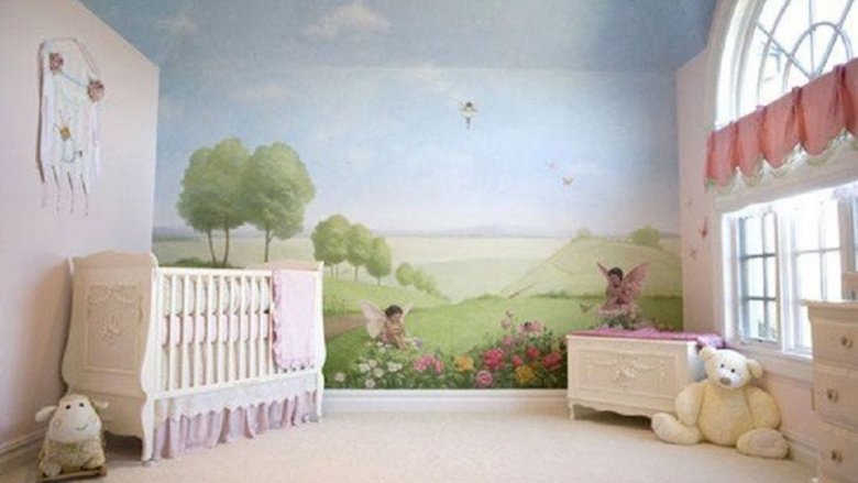 P. Diddy's nursery for his twin girls