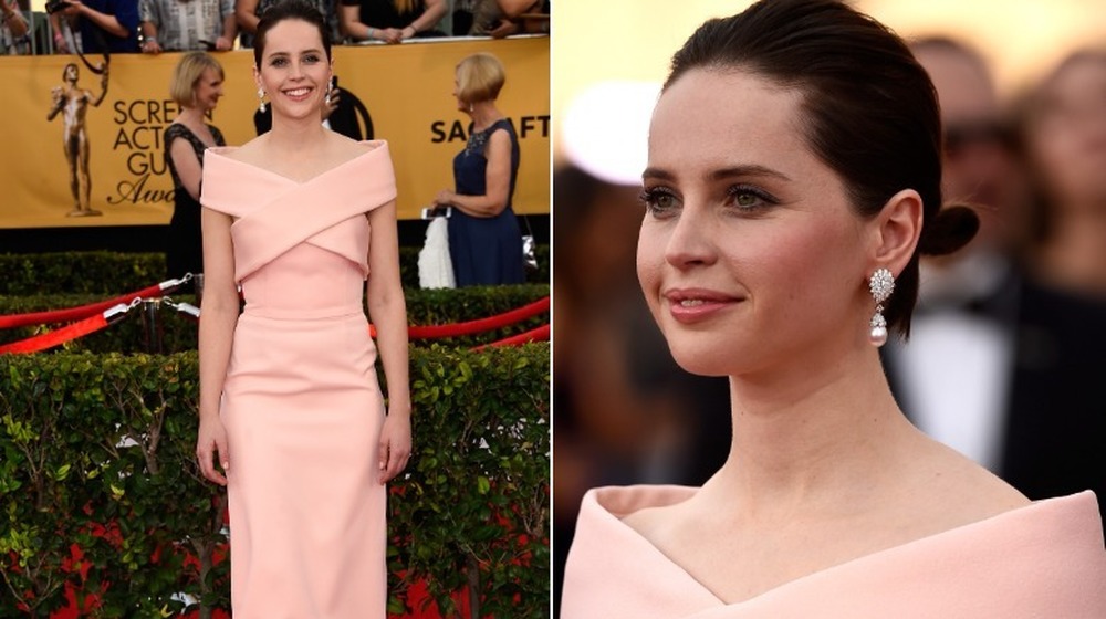 Felicity Jones at the 2015 SAG Awards