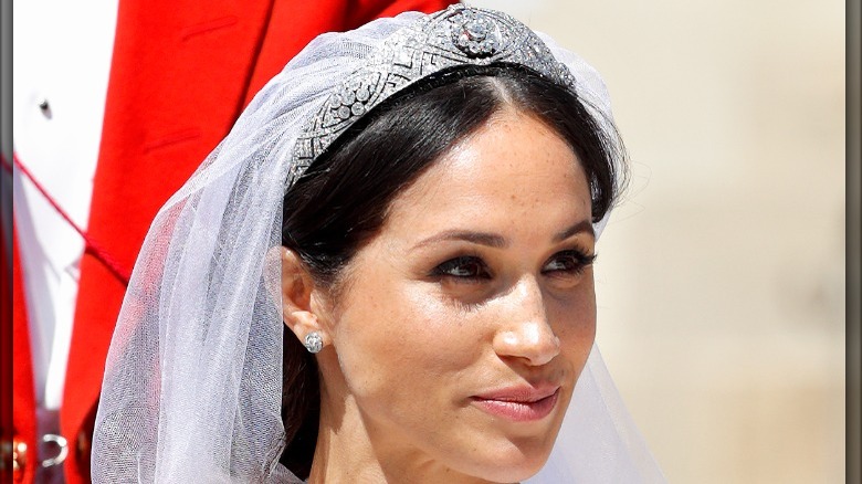 Meghan Markle at her wedding