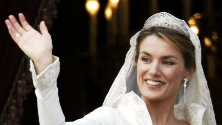 Queen Letizia in Prussian Tiara