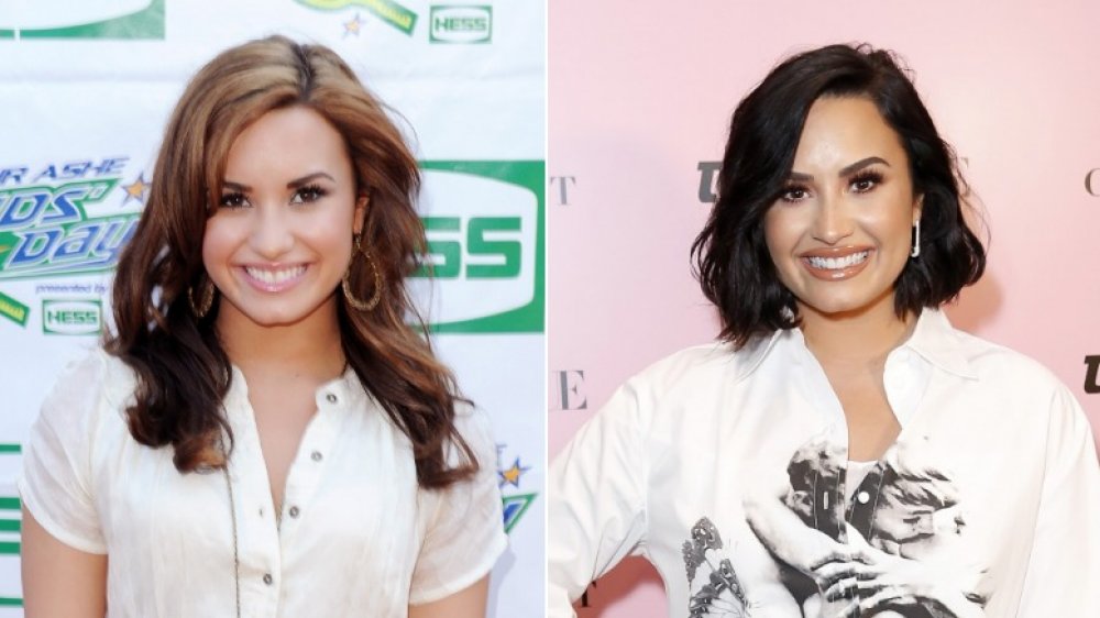 Demi Lovato, who had a stunning transformation in the last decade