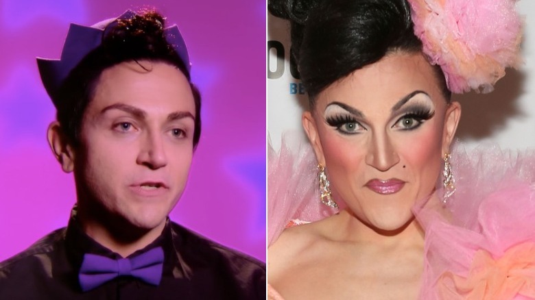 Ben De La Creme before and after drag transformation