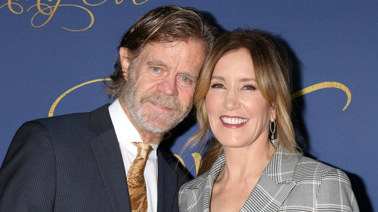 William H. Macy, Felicity Huffman at Emmys party