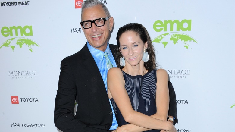 Jeff Goldblum, Emilie Livingston, 2021