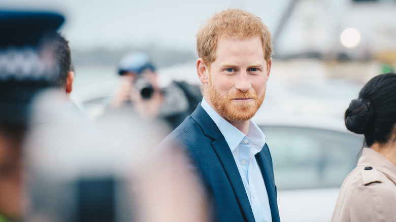 Prince Harry posing 