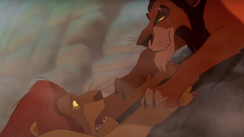 Mufasa dies in "The Lion King"