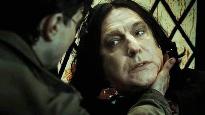 Snape dies in Harry Potter