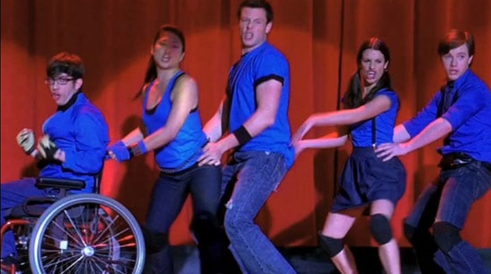 Glee's cast in one of the most uncomfortable scenes in TV