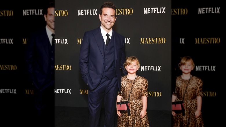 Bradley Cooper and his daughter Lea