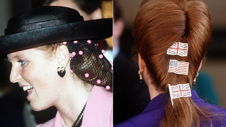 Sarah Ferguson's America-themed hairstyle