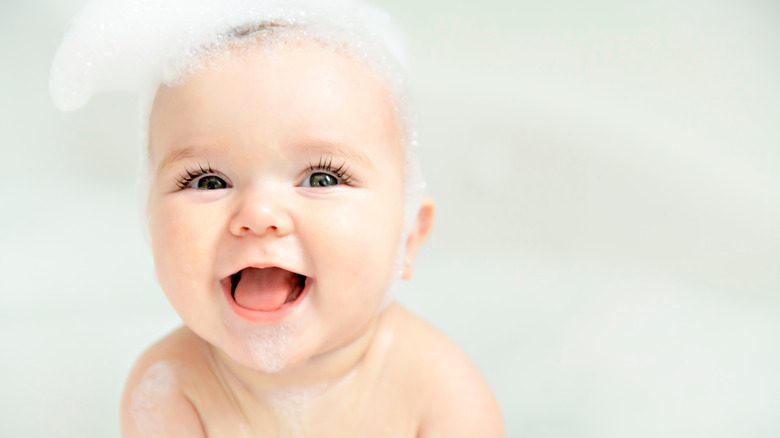 Baby in bathtub