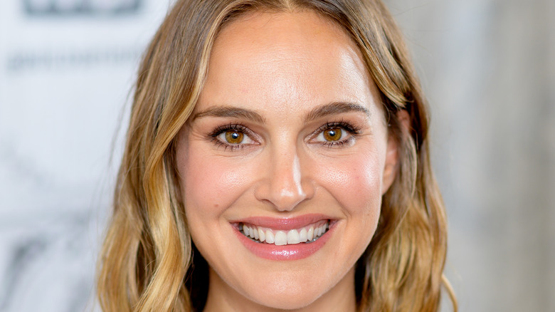 Natalie Portman smiles at an event