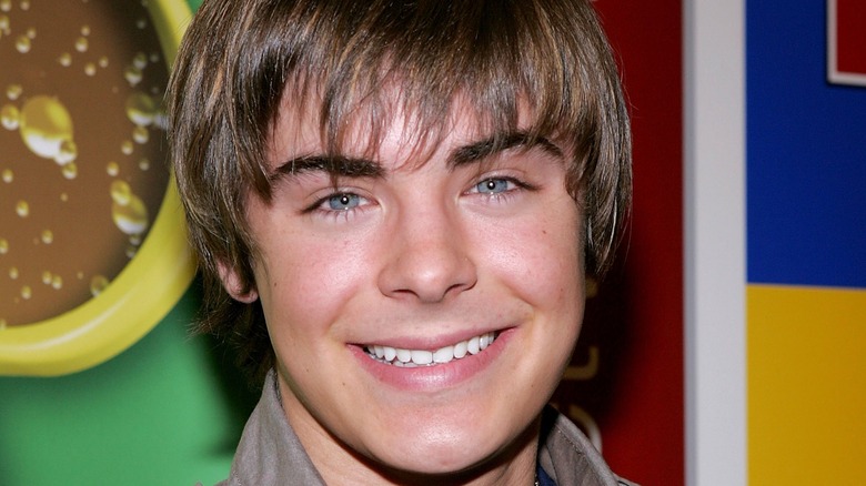 Young Zac Efron poses on the red carpet in 2006